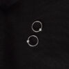 Cheap 8 mm sterling silver nose ring | D-Carats.