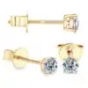 Ohrlochstecker Ohrringe. 26 Herren-Ohrstecker aus 10-karätigem Gold für das Ohrlochpiercing | D-Carats.