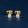 Ohrlochstecker Ohrringe. 27 Damen-Ohrstecker aus 10-karätigem Gold für Ohrlöcher | D-Carats.