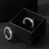 High Quality eternity moissanite silver ring | D-Carats.