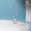 Elegant Four Leaf Clover Necklace Silver | D-Carats