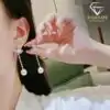 Drop earrings <br> freshwater pearl silver. 20 Elegant Freshwater Pearl Drop Earrings | D-Carats