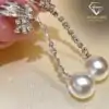 Beautiful Freshwater Pearl Drop Earrings | D-Carats