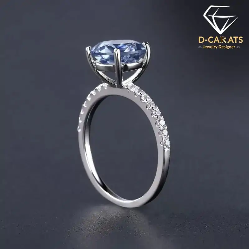 Best Gift for Loved One Natural Iolite Blue Mystic Quartz | D-Carats