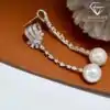 Drop earrings <br> freshwater pearl silver. 16 Cheap Natural Freshwater Pearl Silver Drop Earrings | D-Carats.