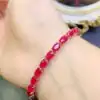Goedkope natuurlijke robijn tennisarmband | D-Carats