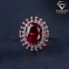 The Most Beautiful Red Ruby Ring | D-Carats