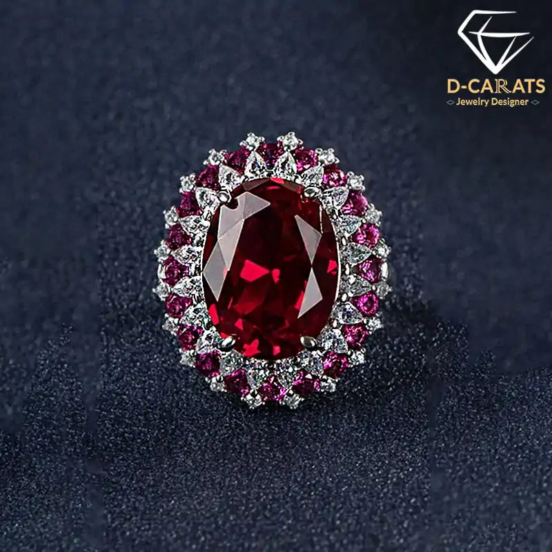 The Most Beautiful Red Ruby Ring | D-Carats