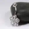 Flower belly button rings | D-Carats.