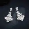 Moissanit-Ohrhänger Cluster Silber. 11 Günstige Ohrhänger aus Silber mit Moissanit-Cluster | D-carats.