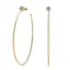Pendientes de aro grandes dorados | D-Carats.