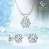 Jewelry sets for women. 2 Necklace and earrings set | D-Carats.