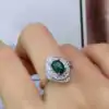 Schmuck aus schwarzem Opal. 9 Schwarzer Opalring | D-Carats.