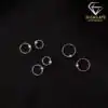 High-quality sterling silver nose ring | D-carats.