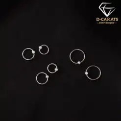 High-quality sterling silver nose ring | D-carats.