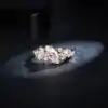 Einzigartiger Verlobungsring vergoldet in Roségold | D-Carats.