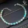 Durable Tennis Bracelet Natural Opal Silver | D-Carats