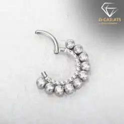 Cute titanium daith piercing body jewelry | D-Carats.